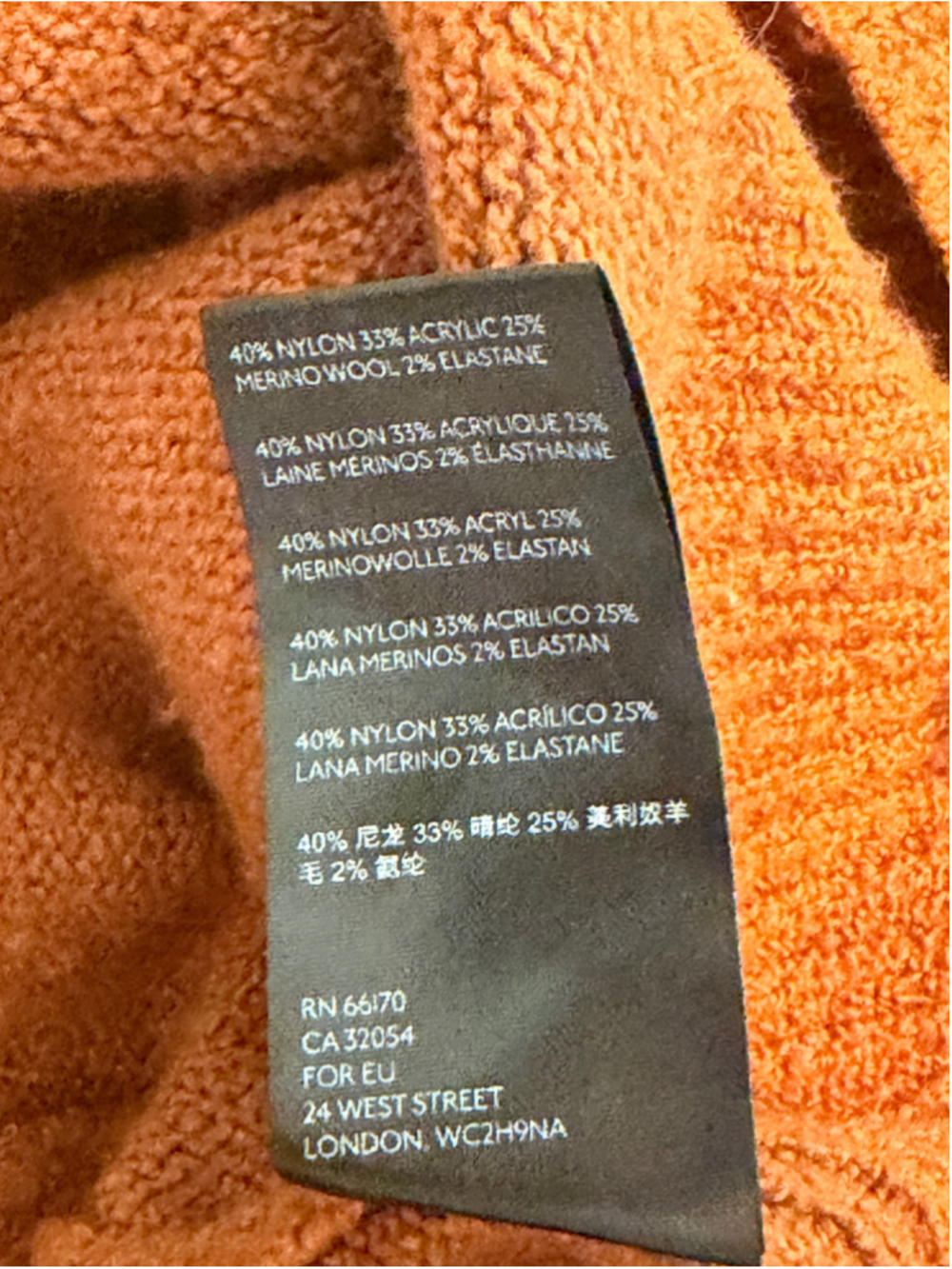 Anthropologie Sweater Medium Orange Crew Neck Knit Pullover wool
Blend - Picture 10 of 11